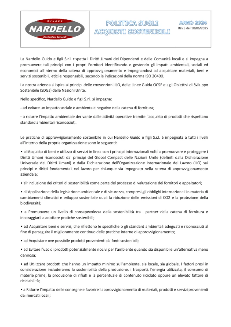 politica qualità